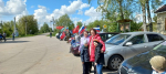 В сельских поселениях состоялись традиционные автопробеги, посвященные 80- летию Победы в Великой Отечественной войне